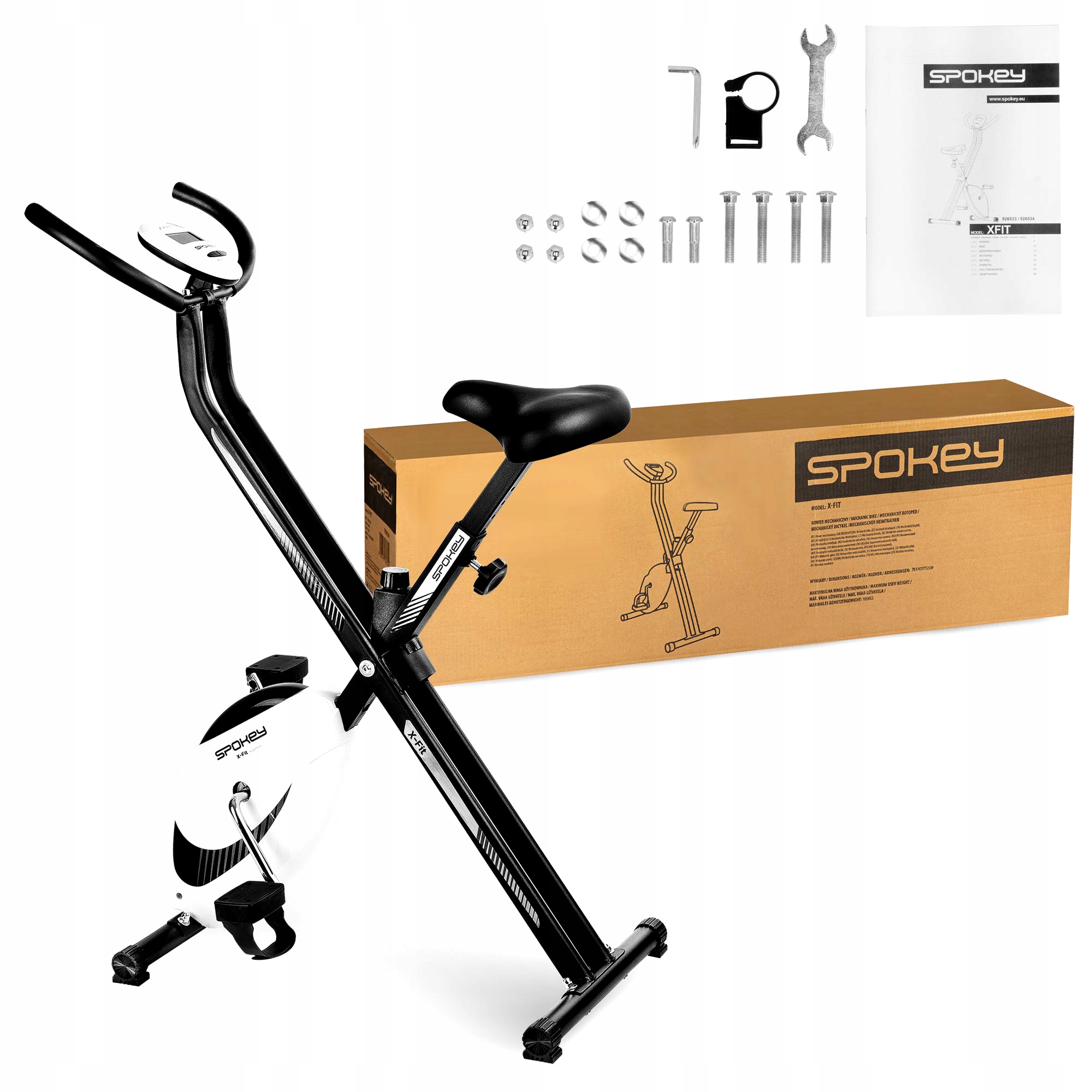 

Rower Magnetyczny Pionowy Spokey Premium Xfit