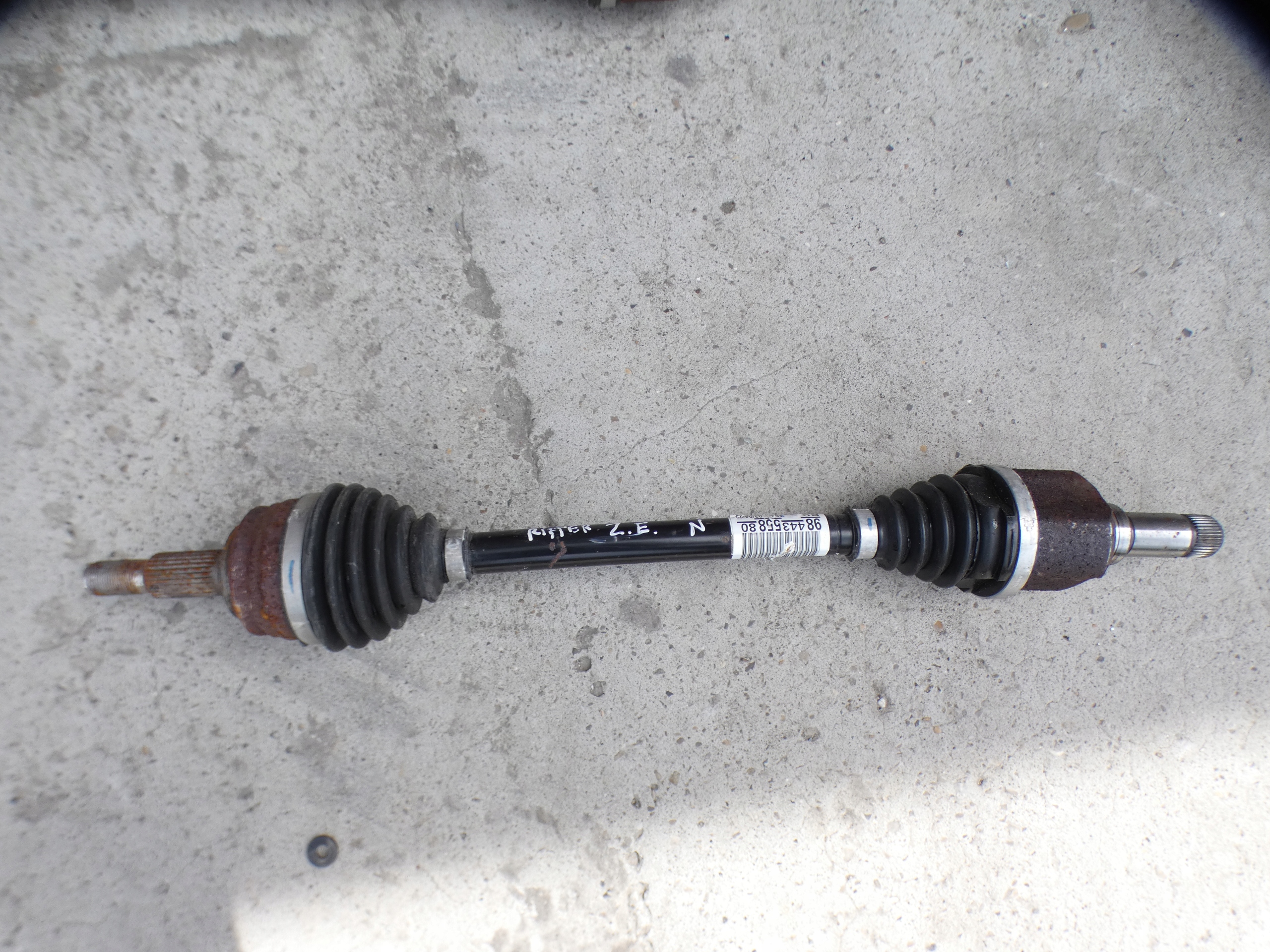 PEUGEOT E-RIFTER IV semi-axis front left 9844355880