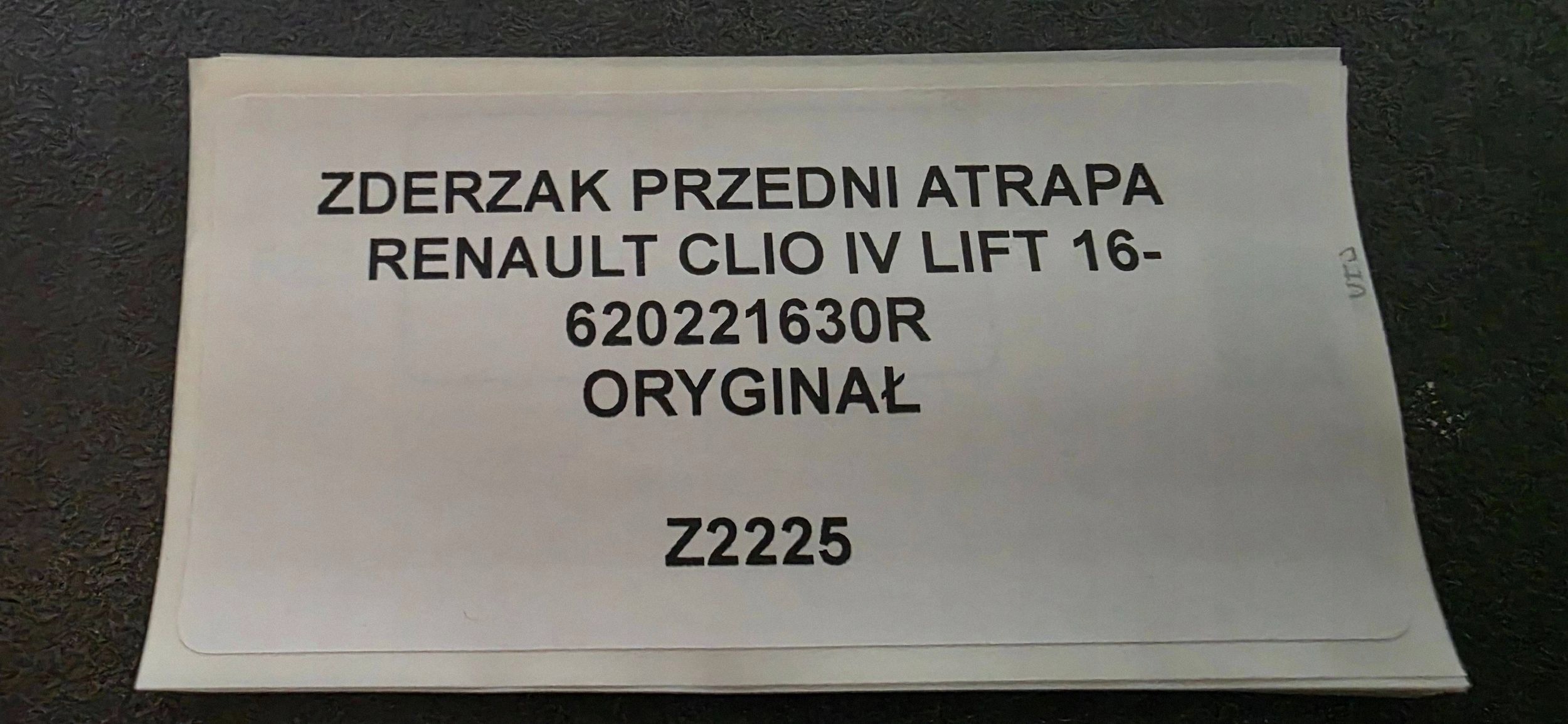 front bumper front Renault Clio IV 620221630R