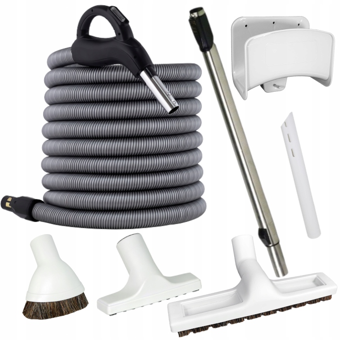 Úklidový Set 12 M Lux Bílý Centrální Vysavač