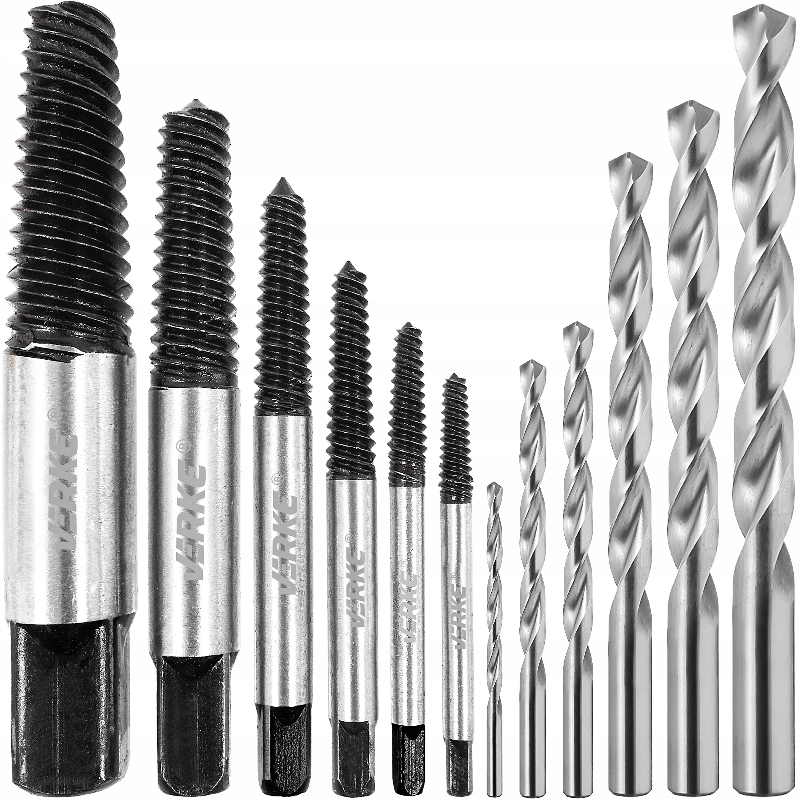 Wykrętaki Do Zerwanych Śrub Zestaw 12 elementów