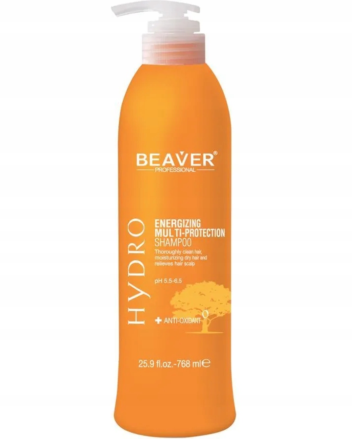 Beaver Hydro Anti-oxidant Szampon Energetyzująco-naprawczy 768ML