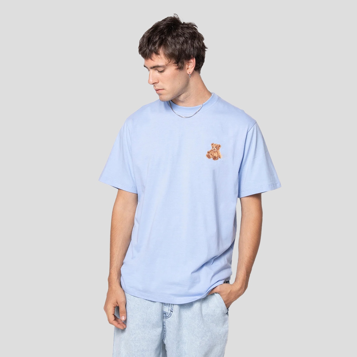 Tričko Kaotiko Bear Xs, modré, Městské