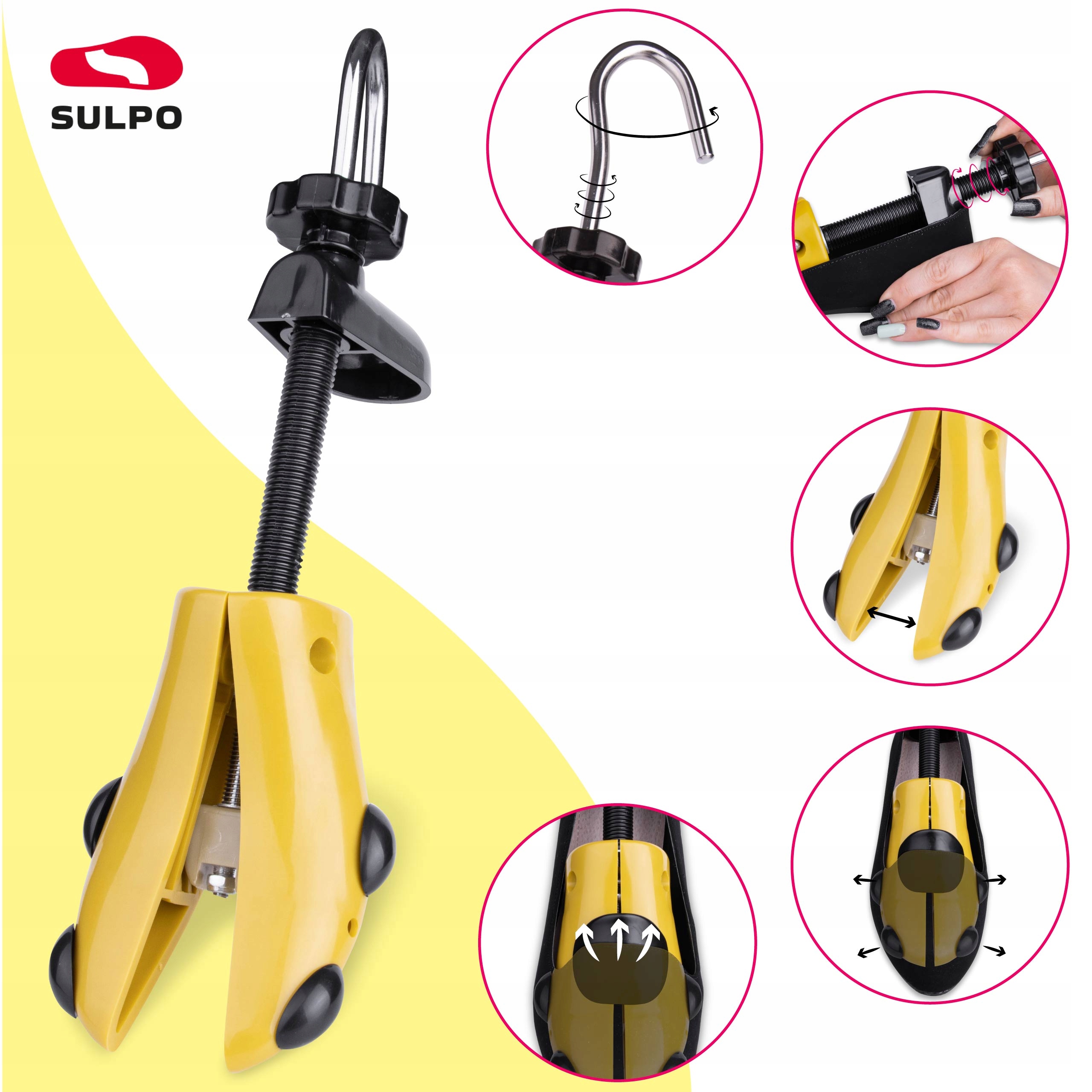 Prawidło do rozciągania butów plastikowe r_38-46 Marka Sulpo