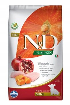 Levně N&d Pumpkin Dog Puppy Mini Chicken & Pomegranate 2,5kg
