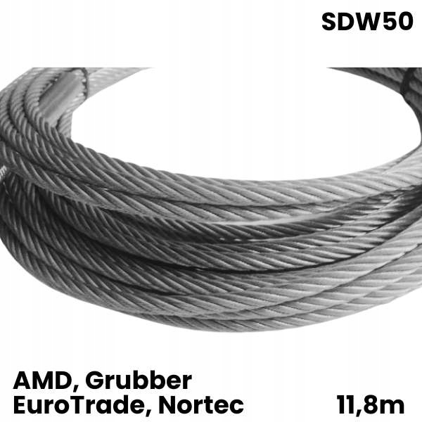 Ocelové čtyřsloupové zvedací lano SDW50 (11,8 m)