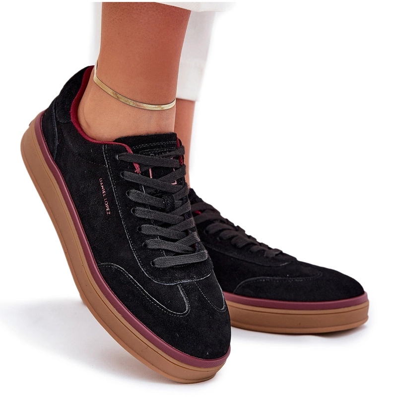 Dámské Semišové Tenisky Daniel Lopez Just Dare SS2D4006 Černé 36