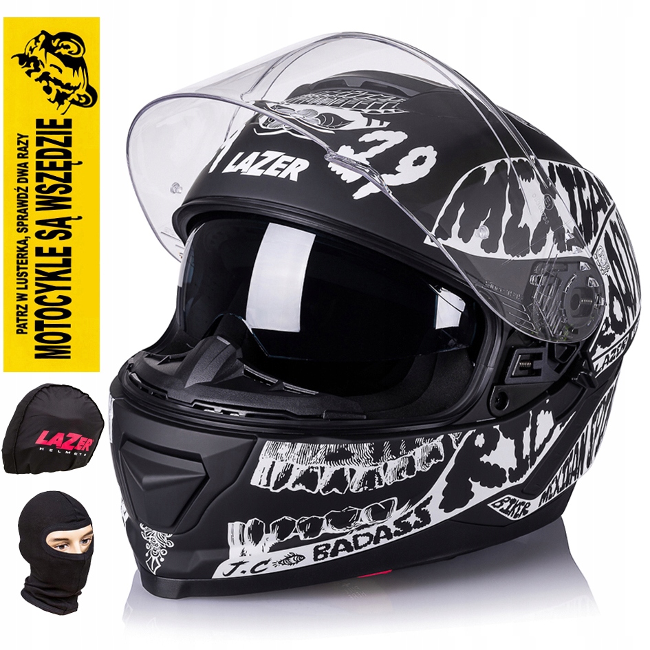 

Kask Moto Integralny Lazer Rafale Evo Mexicana M