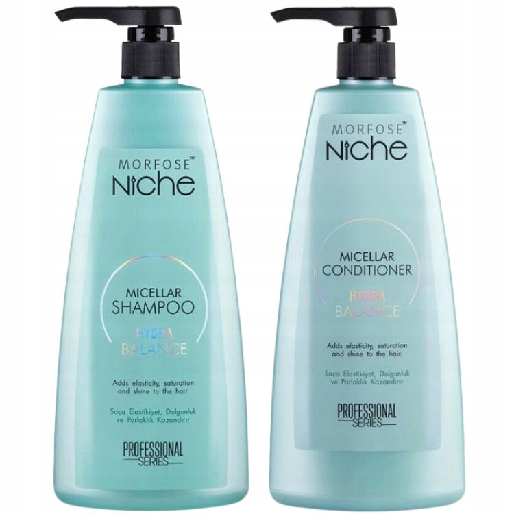 Morfose Niche Set Hydra Balance Hydratační Šampon Kondicionér 1000 ML