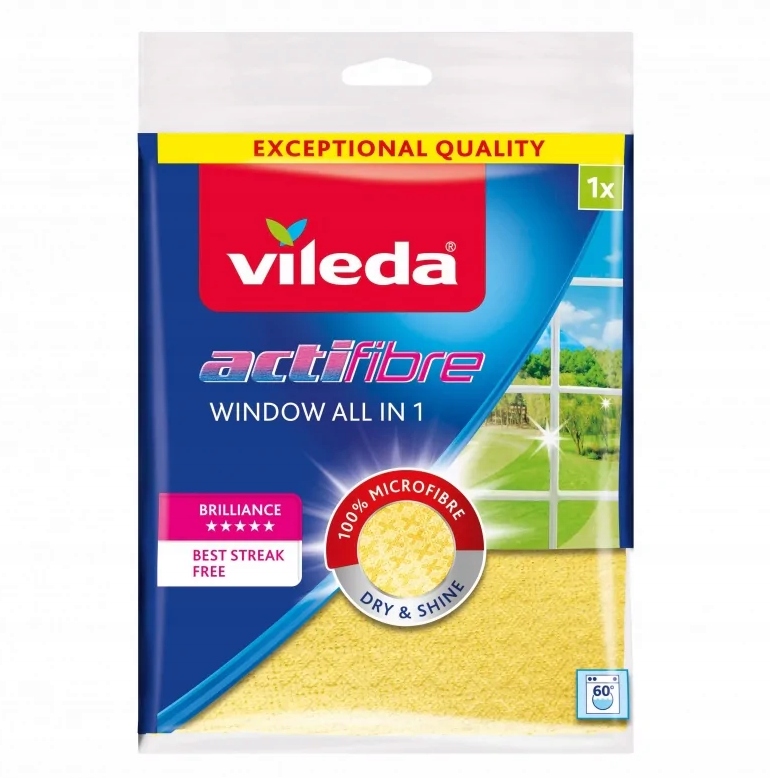 

Vileda Ściereczka okienna Actifibre żółta