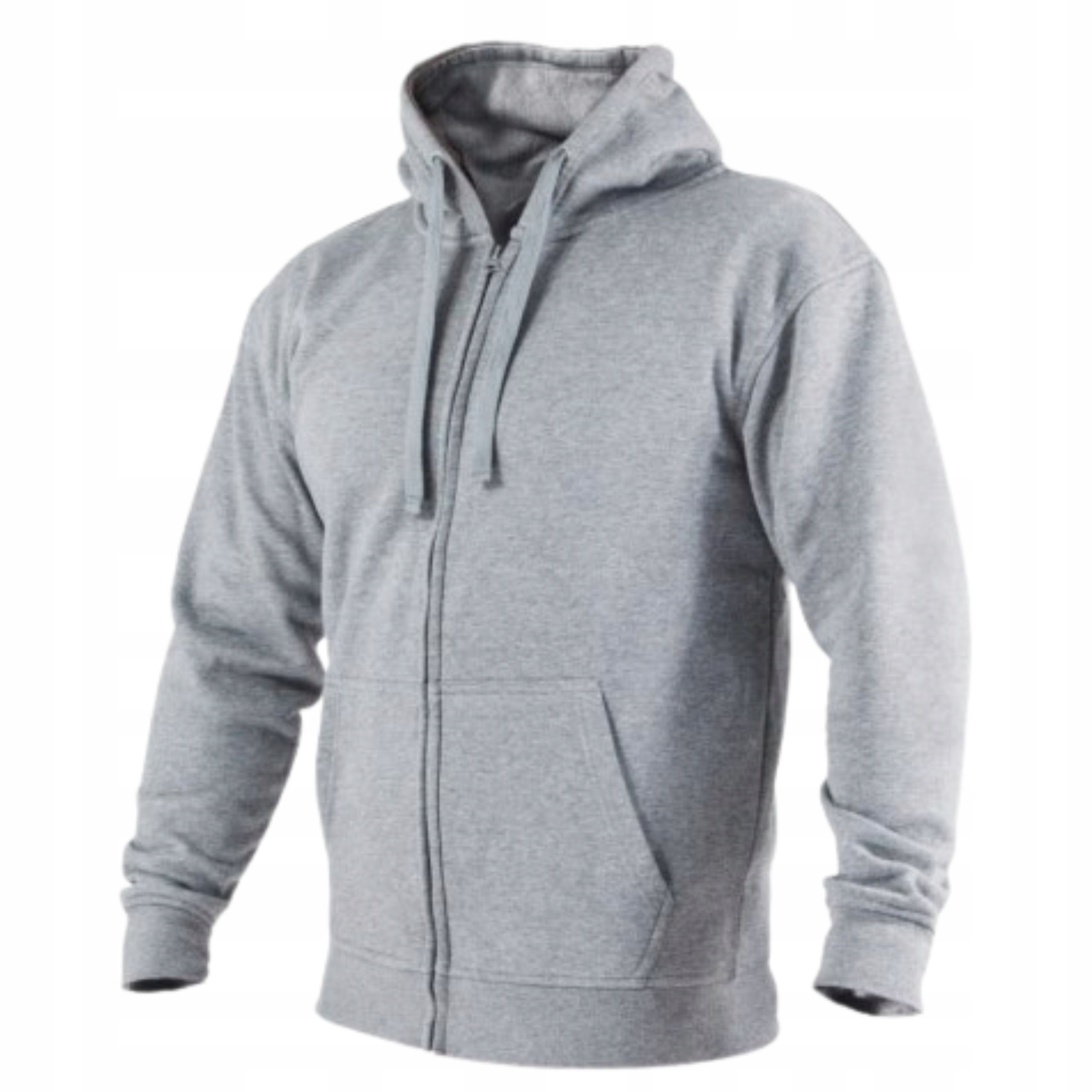 Bluza z kapturem "pora" szara "L" Stalco Rozpinana Męska /S-44475