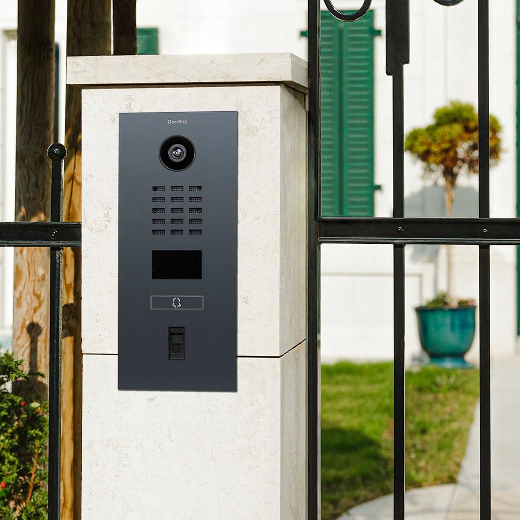 DOORBIRD D2101FV Stacja Wideo IP Czytnik Linii Papilarnych RFID HD Antacyt — miniatura 2