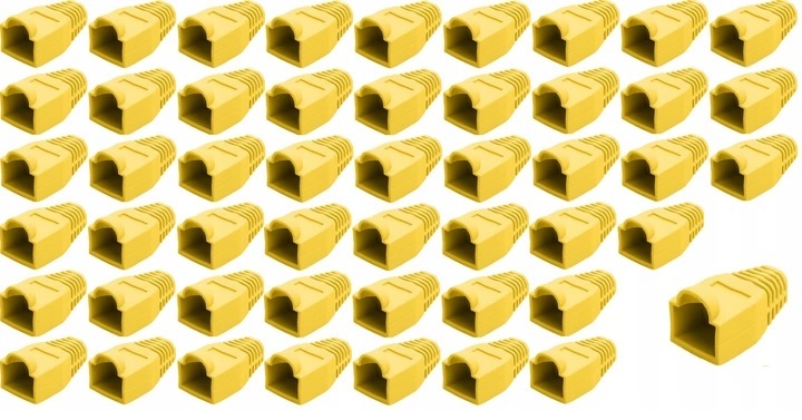

Osłonka gumowa do wtyku RJ45 50 sztuk żółta Ftp Ut