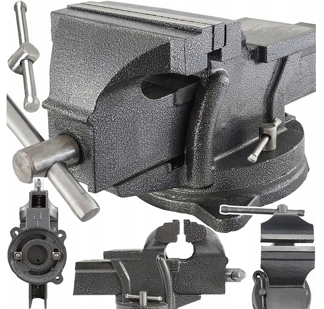 Поворотные тиски Verke 200 мм