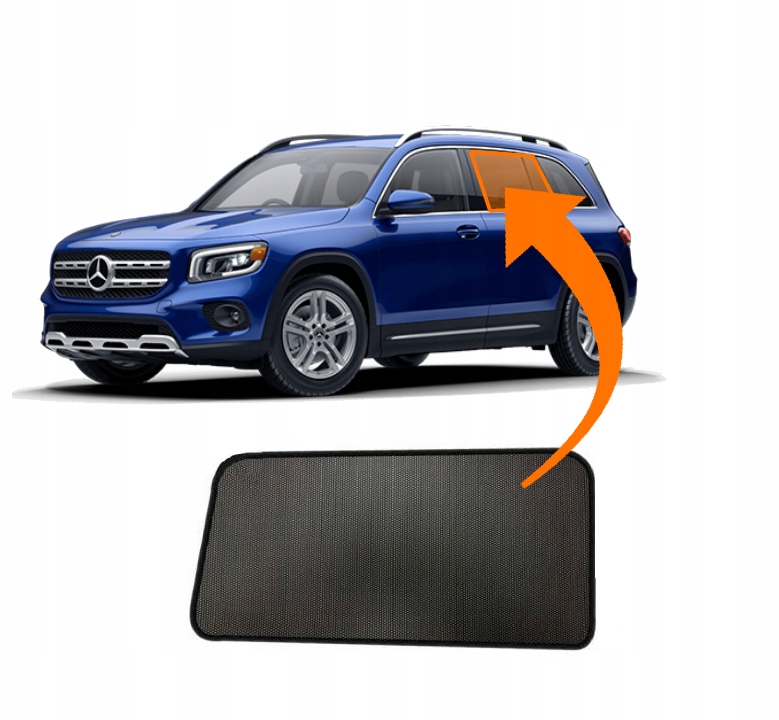 Kryt Záclony Roleta Mercedes Glb