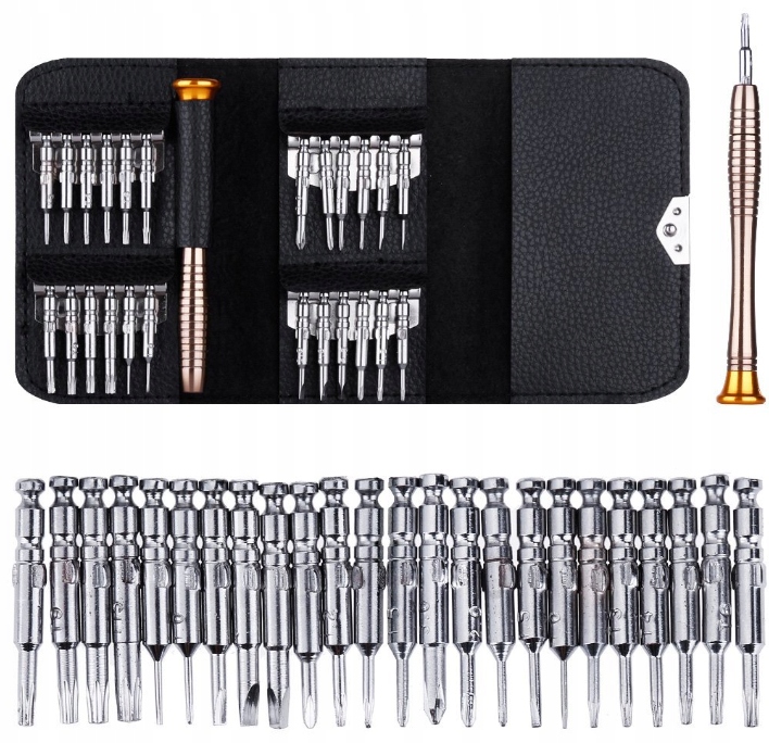 

Zestaw Precyzyjnych Śrubokrętów 25W1 Torx Wkrętaki