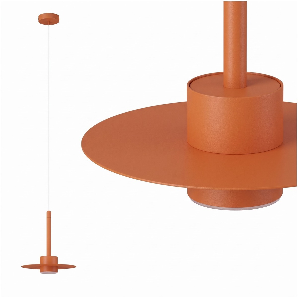 Závěsná cihlová lampa Charlie, moderní jemné světlo nad stůl Sigma