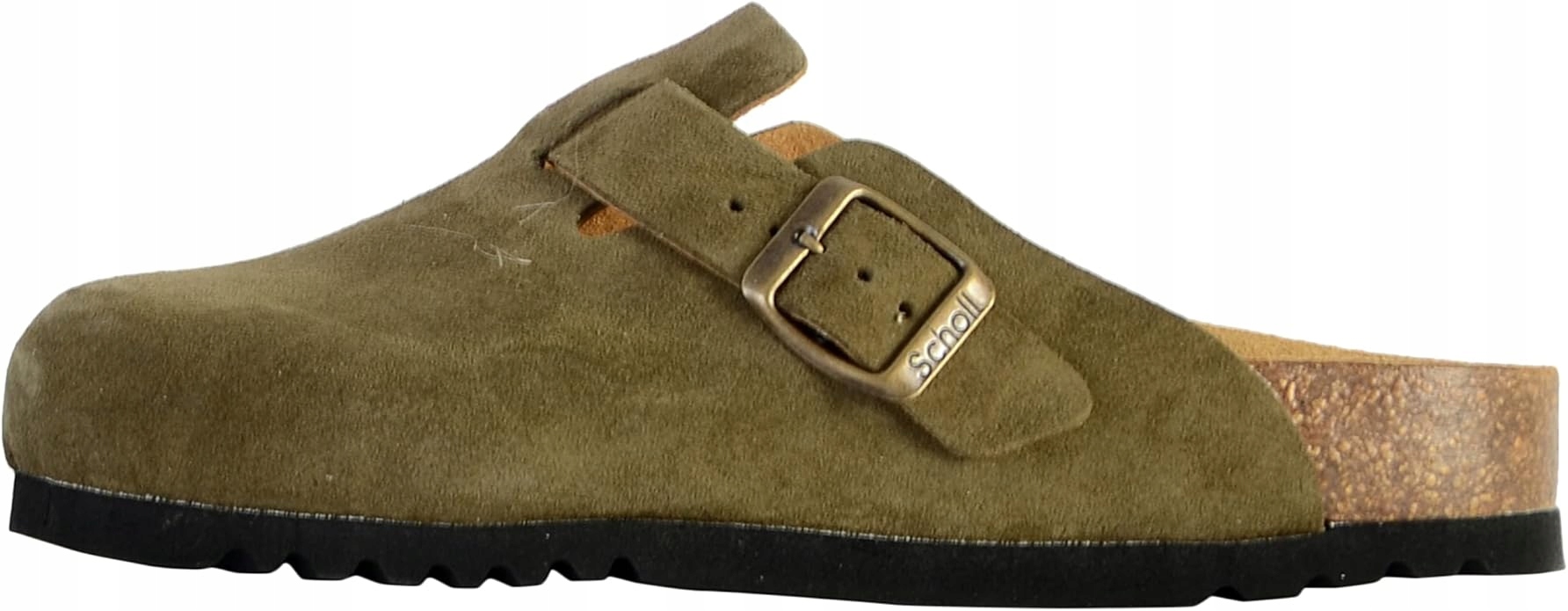 Scholl Semišové Sandály Ploché Zelené Kožené 38 J3A