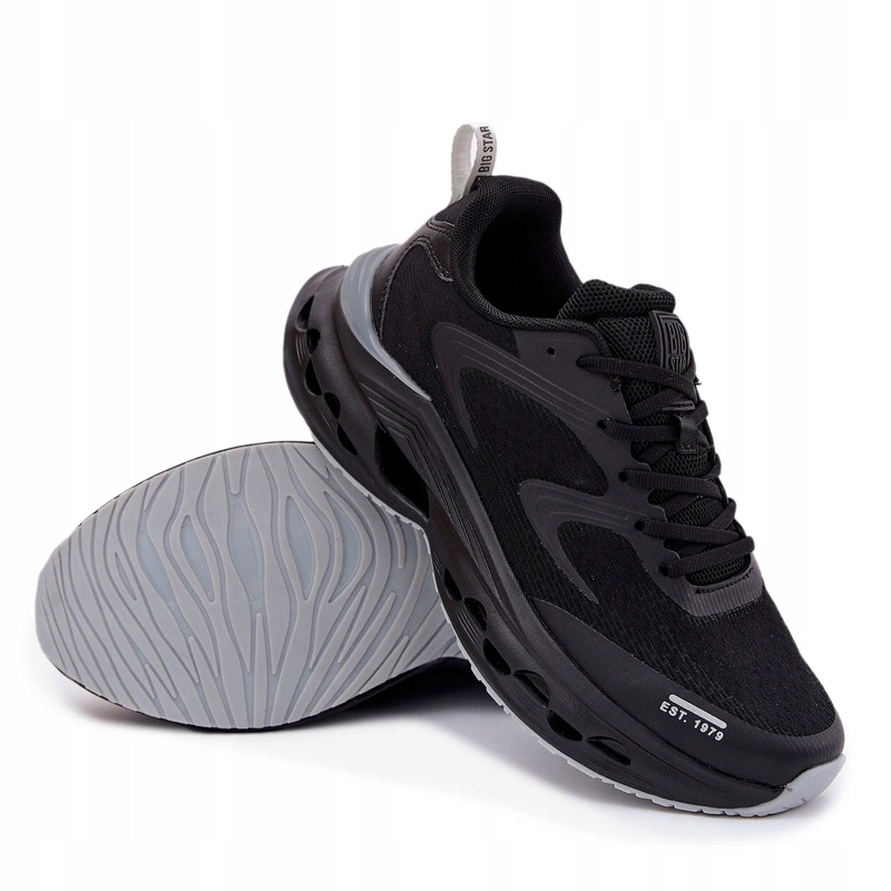 Pánské Sportovní Boty Big Star RR174022 Hi Poly System Černé 43