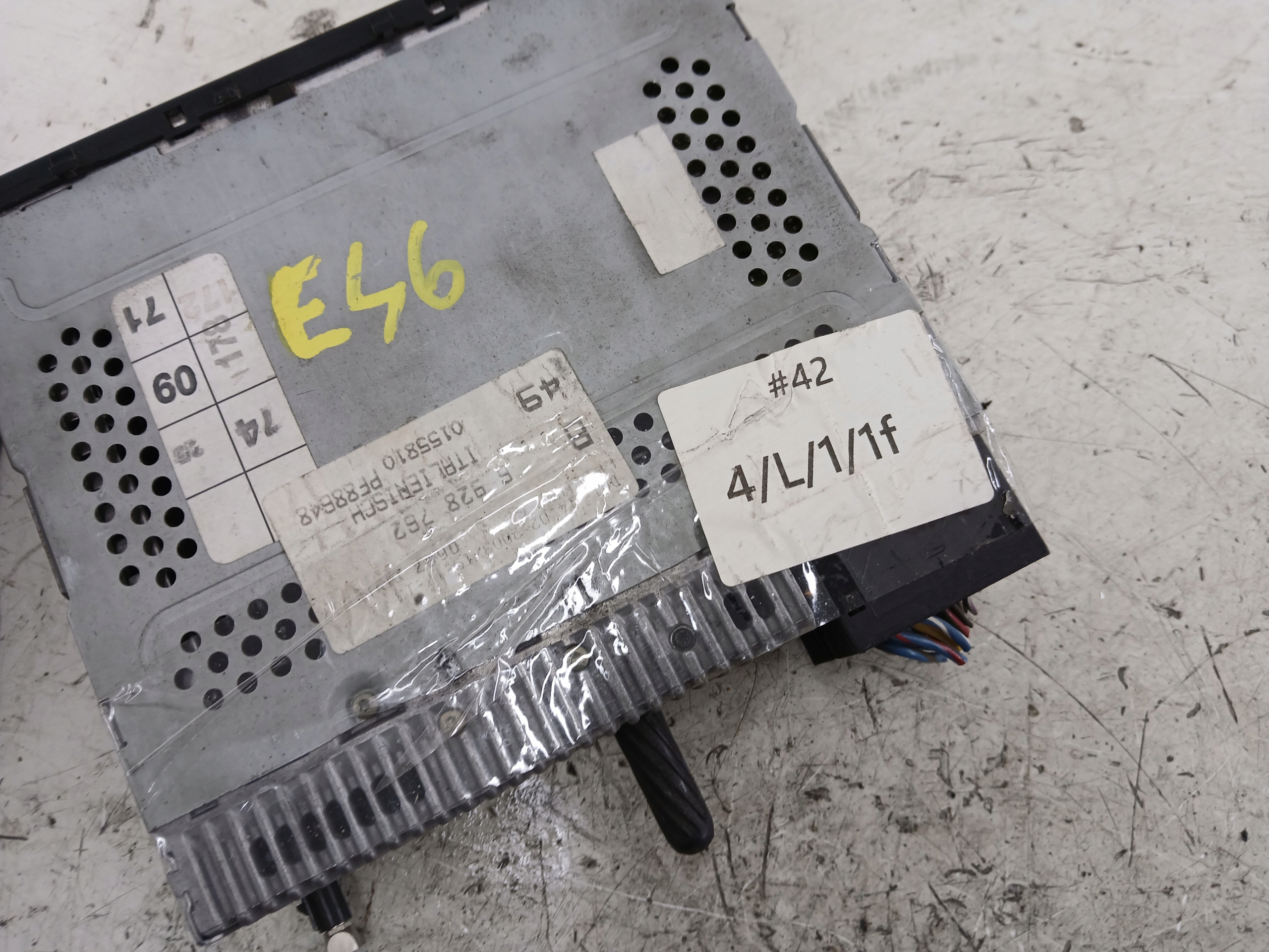 BMW E46 RADIO FABRYCZNE CD BUSINESS 6928762