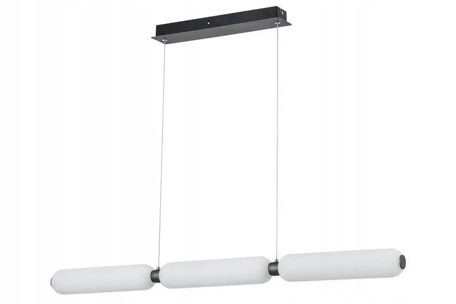 Dekorativní závěsná lampa s kulatými stínidly spojenými do jednoduché linie Catkin