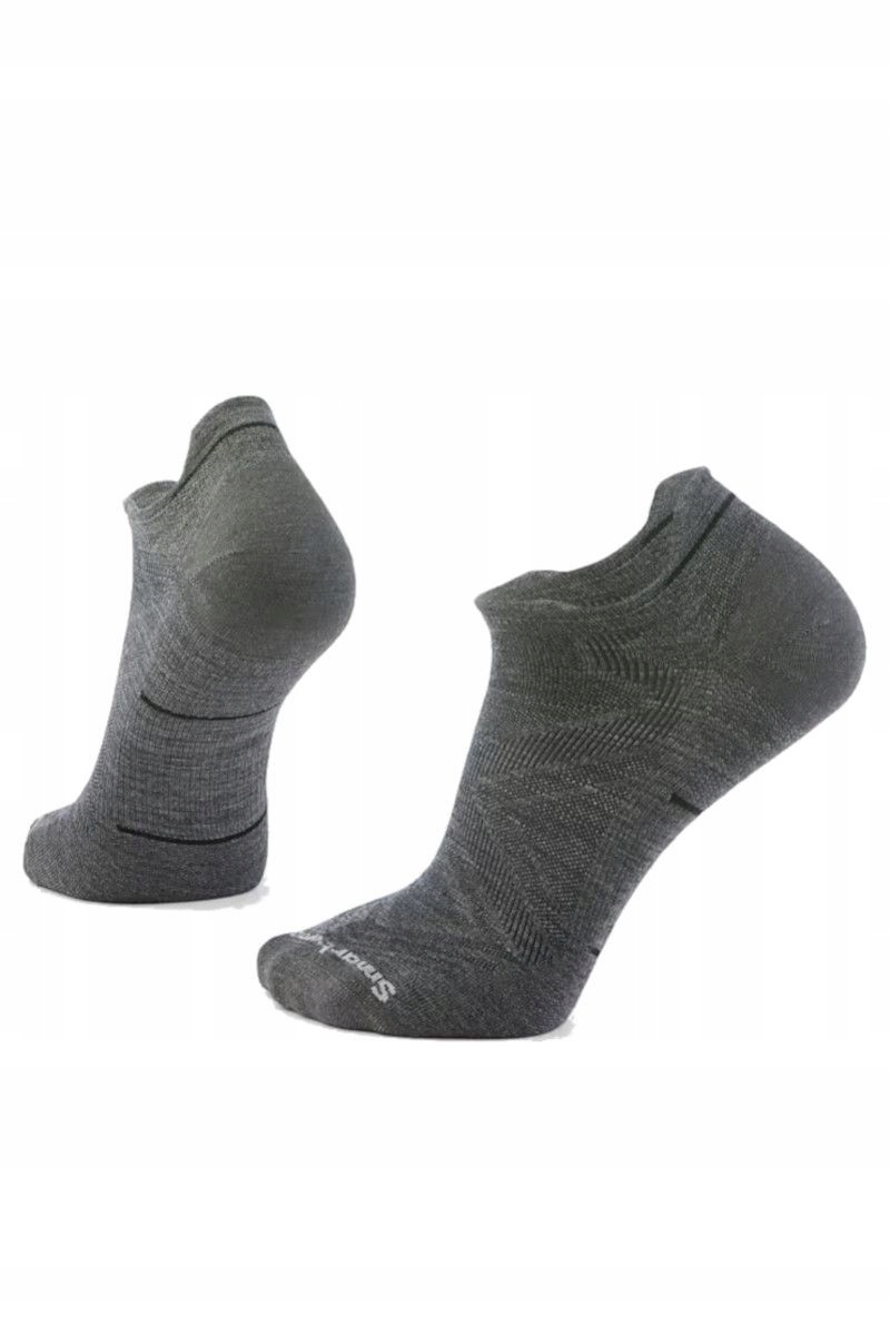 Skarpety biegowe męskie Smartwool Run Zero Cushion Low Ankle szare M