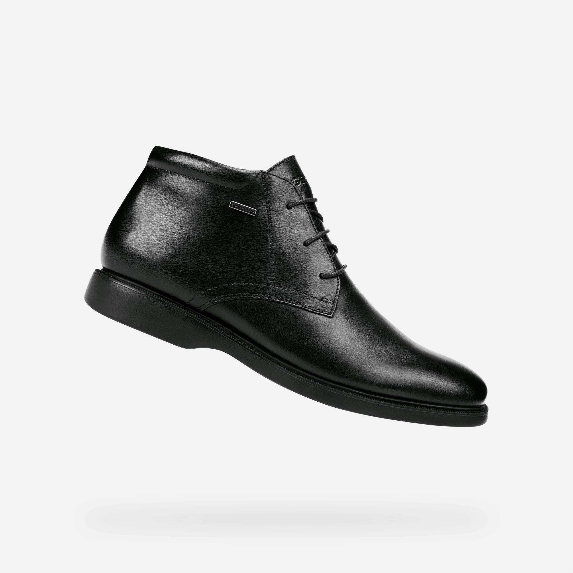 Geox Černá pánská kotníková obuv Geox Brayden 2fit