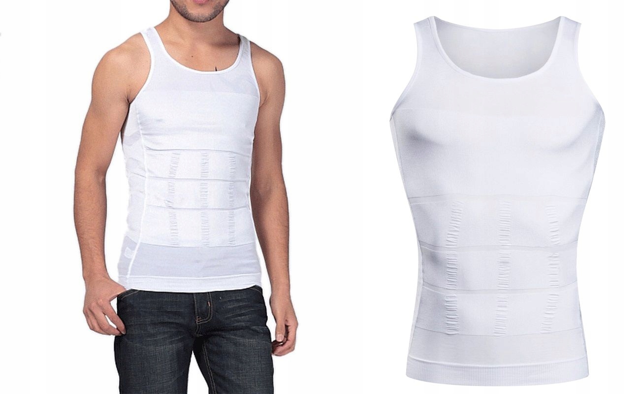 KOSZULKA MĘSKA WYSZCZUPLAJĄCA PODKOSZULKA SLIM FIT PODKOSZULEK MĘSKI M Marka inna