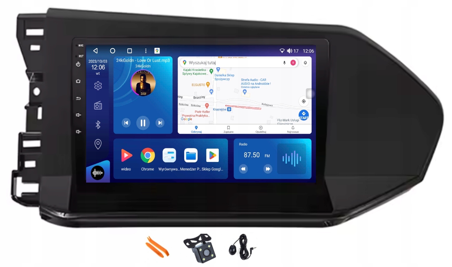 Radio Android Nawigacja Qled Carplay Lte Gps Dsp Vw Caddy 4 20-23