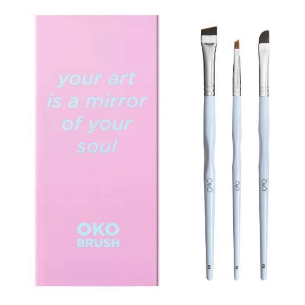 Zestaw Pędzli do brwi Your Art is a Mirror of Your Soul Oko