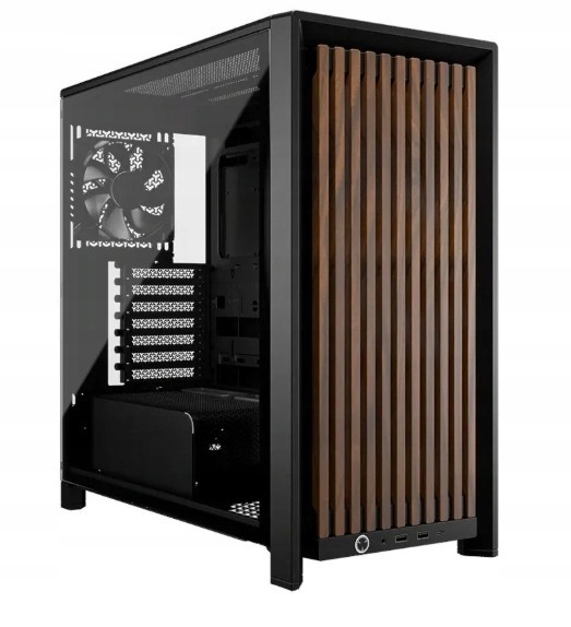 Corsair Obudowa Frame 4000D Rs Wood Mid-Tow Black/Walnut