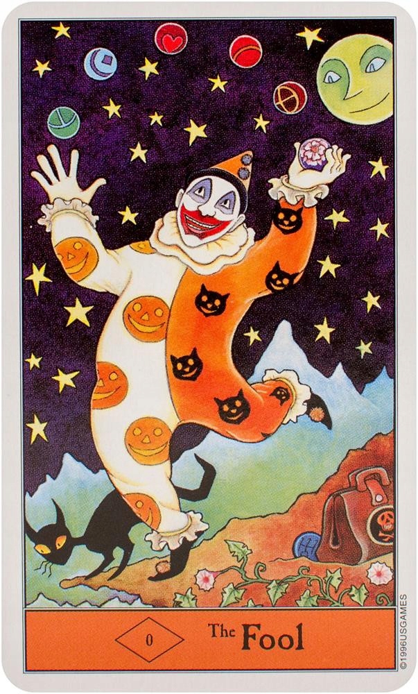 The HALLOWEEN Tarot - karty tarota w metalowym pudełku Nazwa The Halloween Tarot