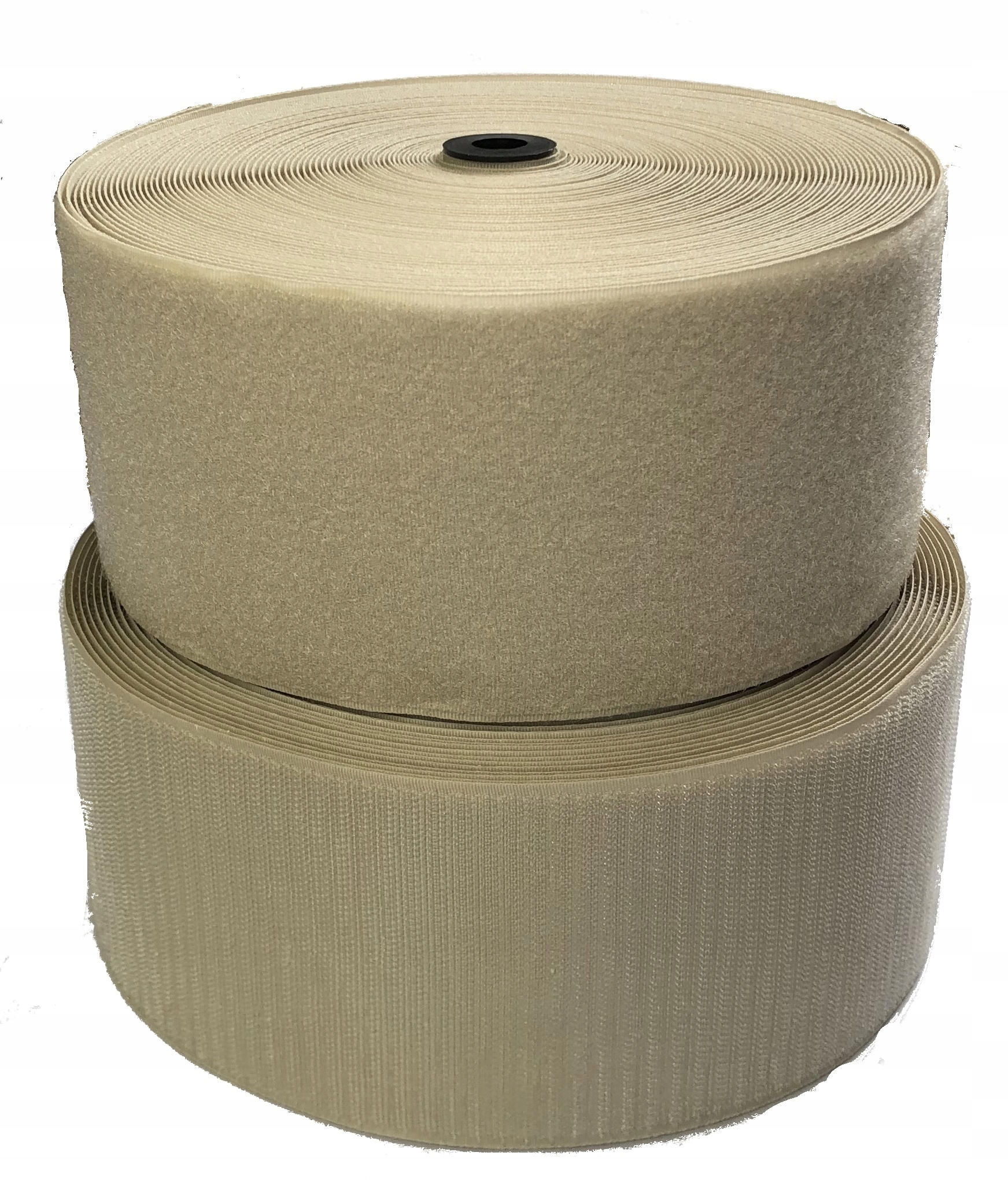 Taśma Rzepowa Rzep Rzepy 10cm Obie Strony Beżowy 100mm 1mb
