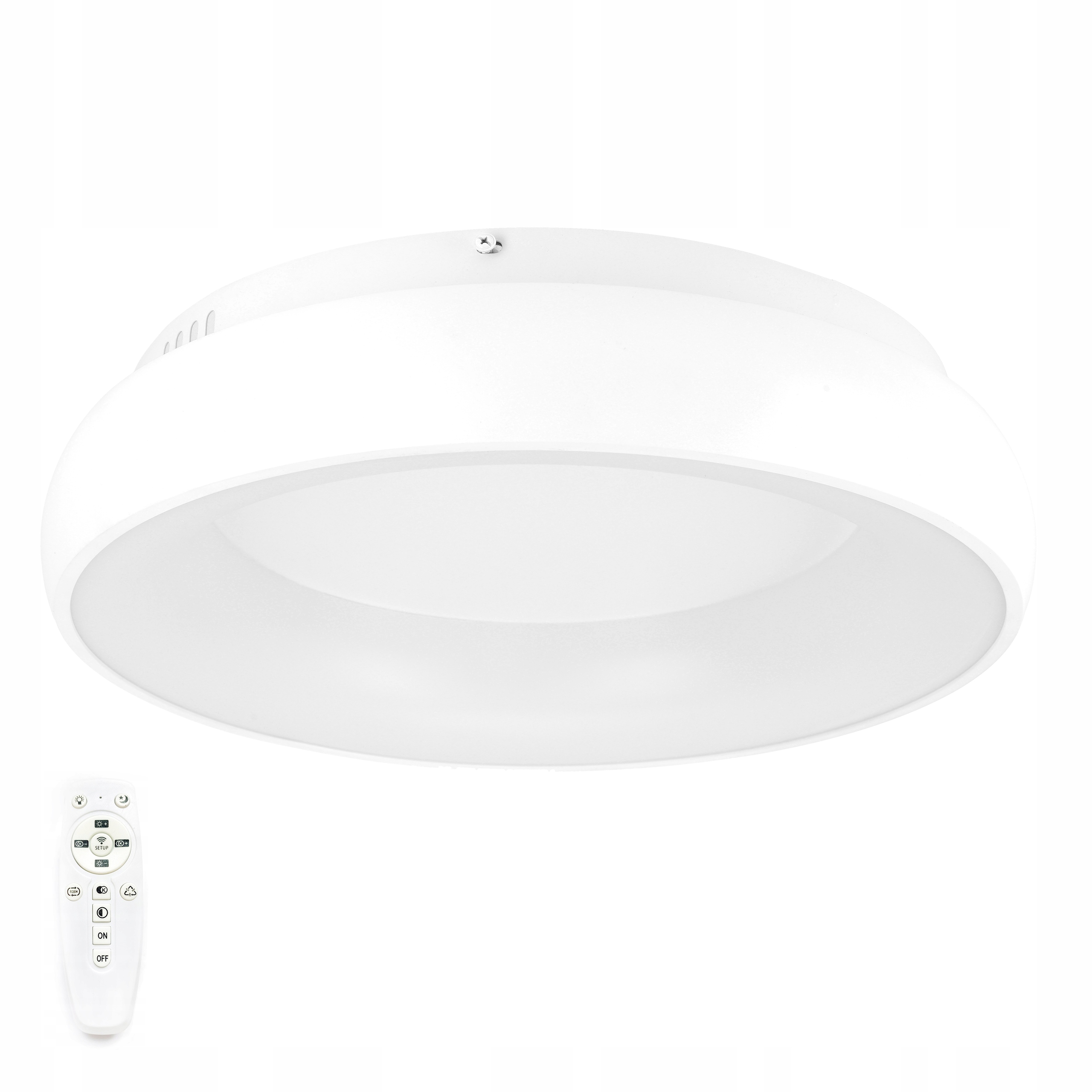 Led Panel Nástěnný Stropní Svítidlo 50W 3 Barvy Dálkový Ovladač 30CM