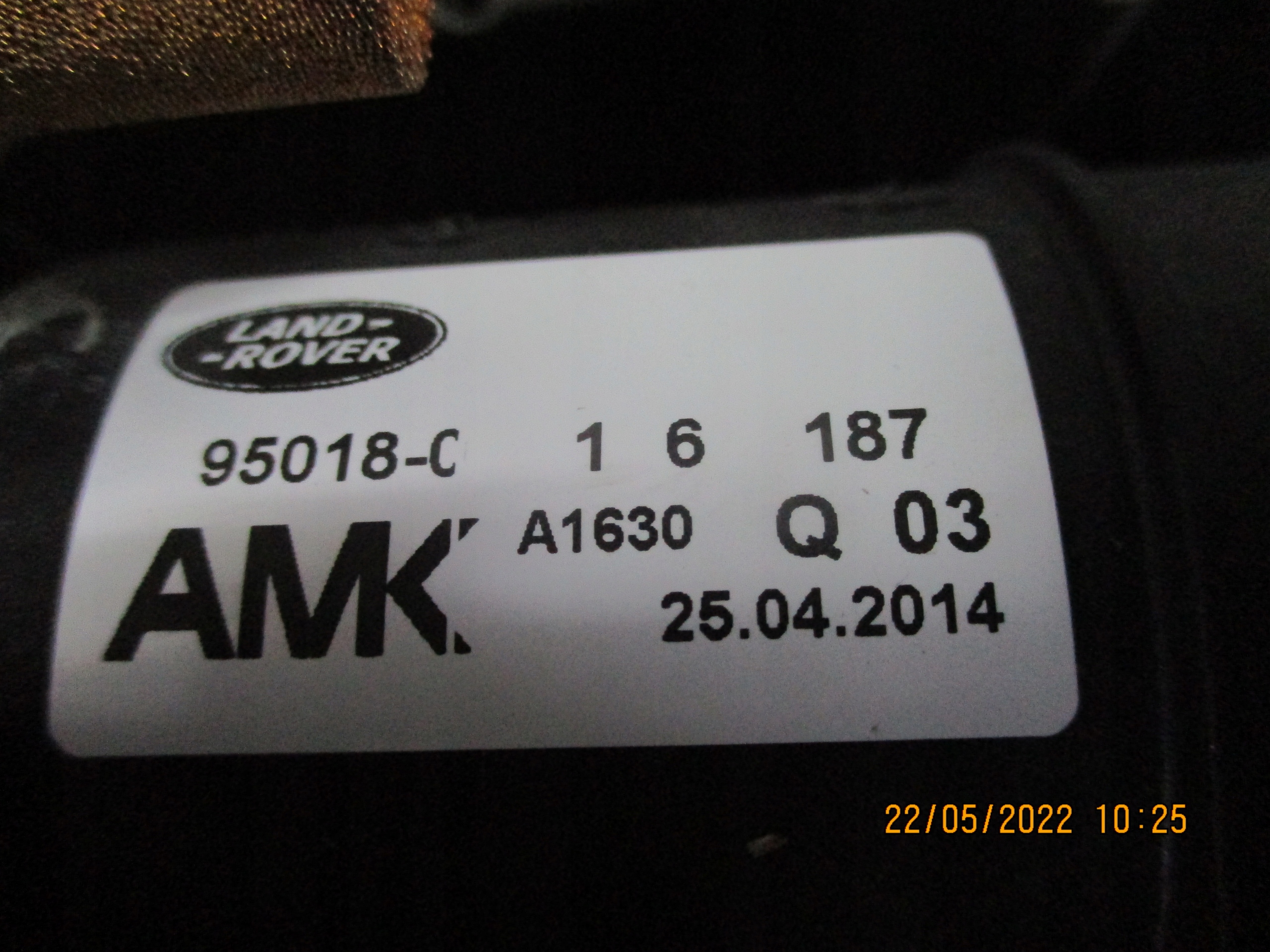 pump springing RANGE ROVER SPORT 13R 94130-0