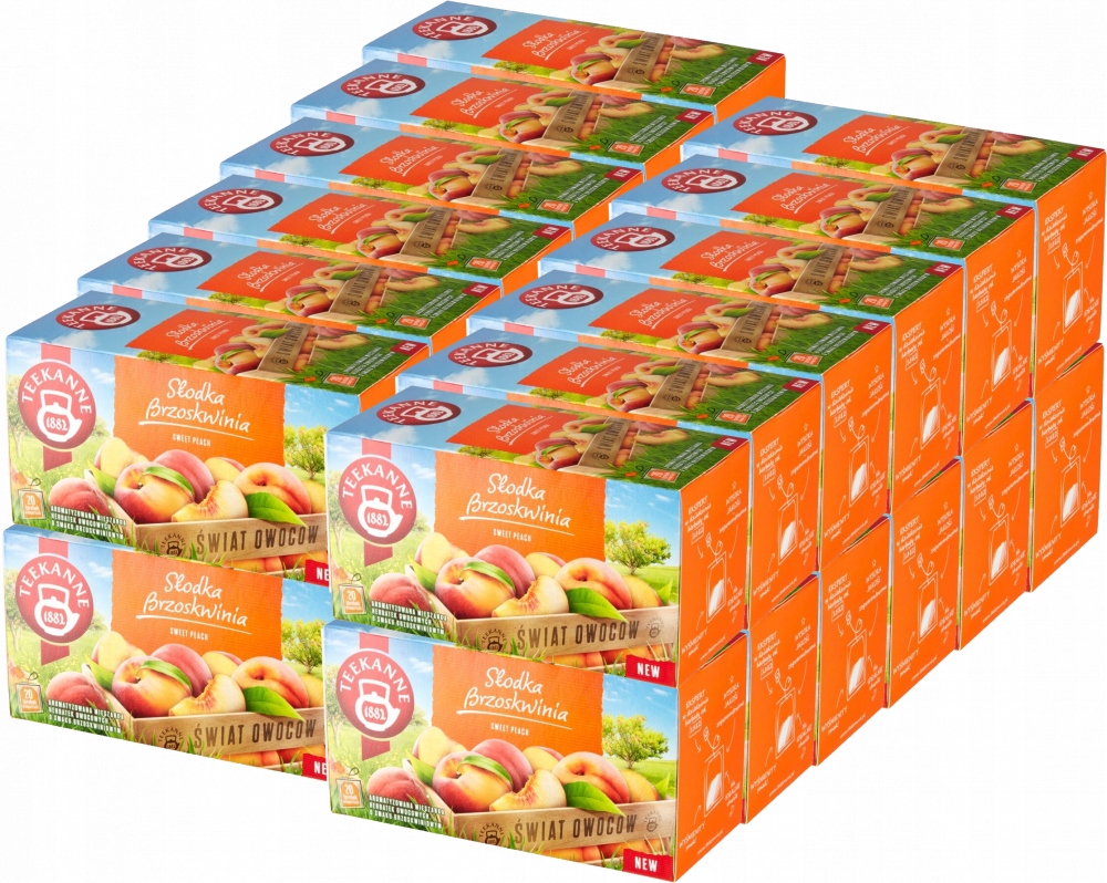 Herbata owocowa Teekanne słodka brzoskwinia x24