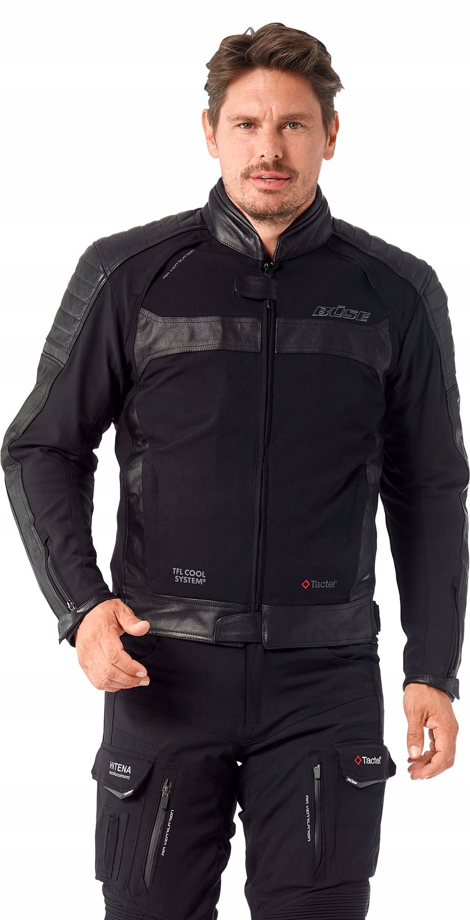 BUSE FERNO Kurtka Motocyklowa TEKSTYLNO SKÓRZANA Rozmiar XL