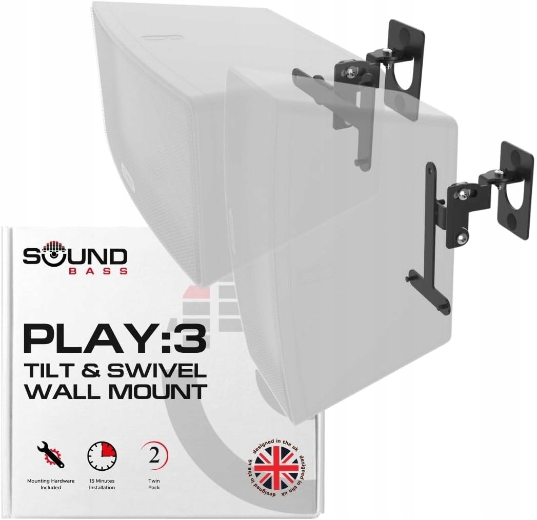 Nástěnný Reproduktorový Držák Sound Bass Pro Sonos PLAY:3