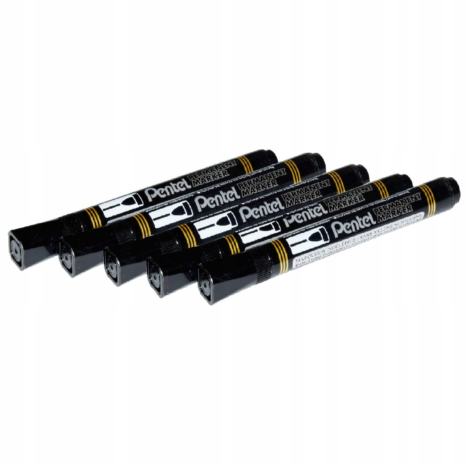 

5X Marker Mazak Permanentny Czarny Okrągły