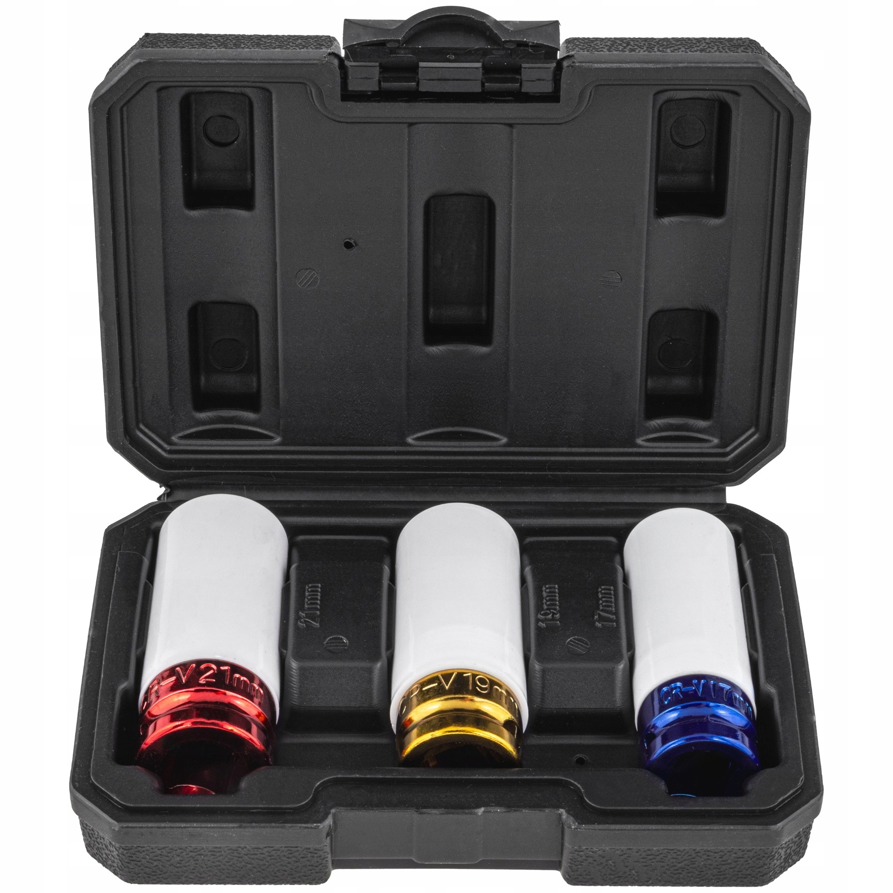 Nasadki Udarowe Do Felg Aluminiowych 17-21 MM 1/2" Alufelg Długa 80 MM Cr-v