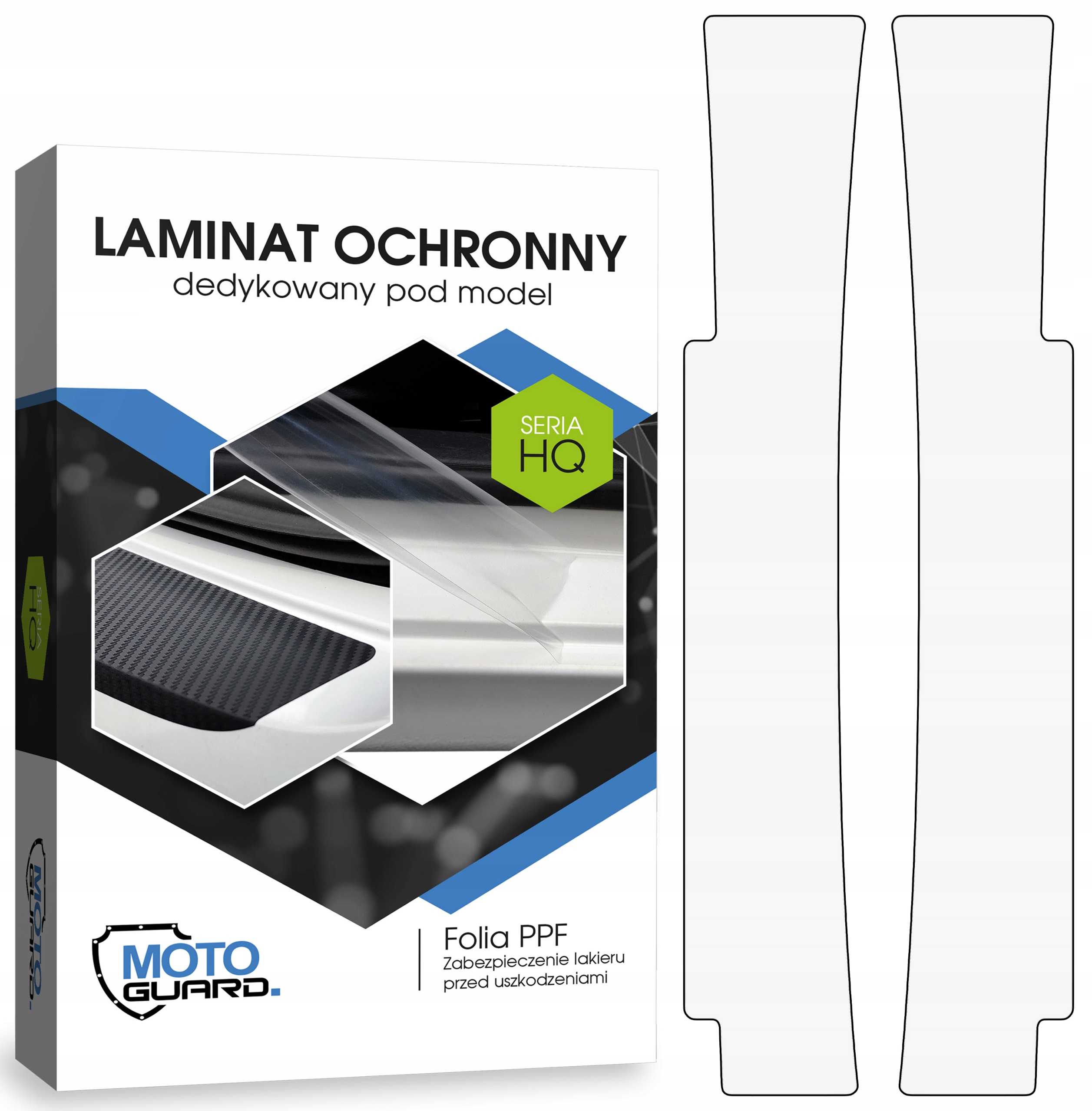 FOLIA OCHRONNA PPF NA PROGI tylne NISSAN QASHQAI I