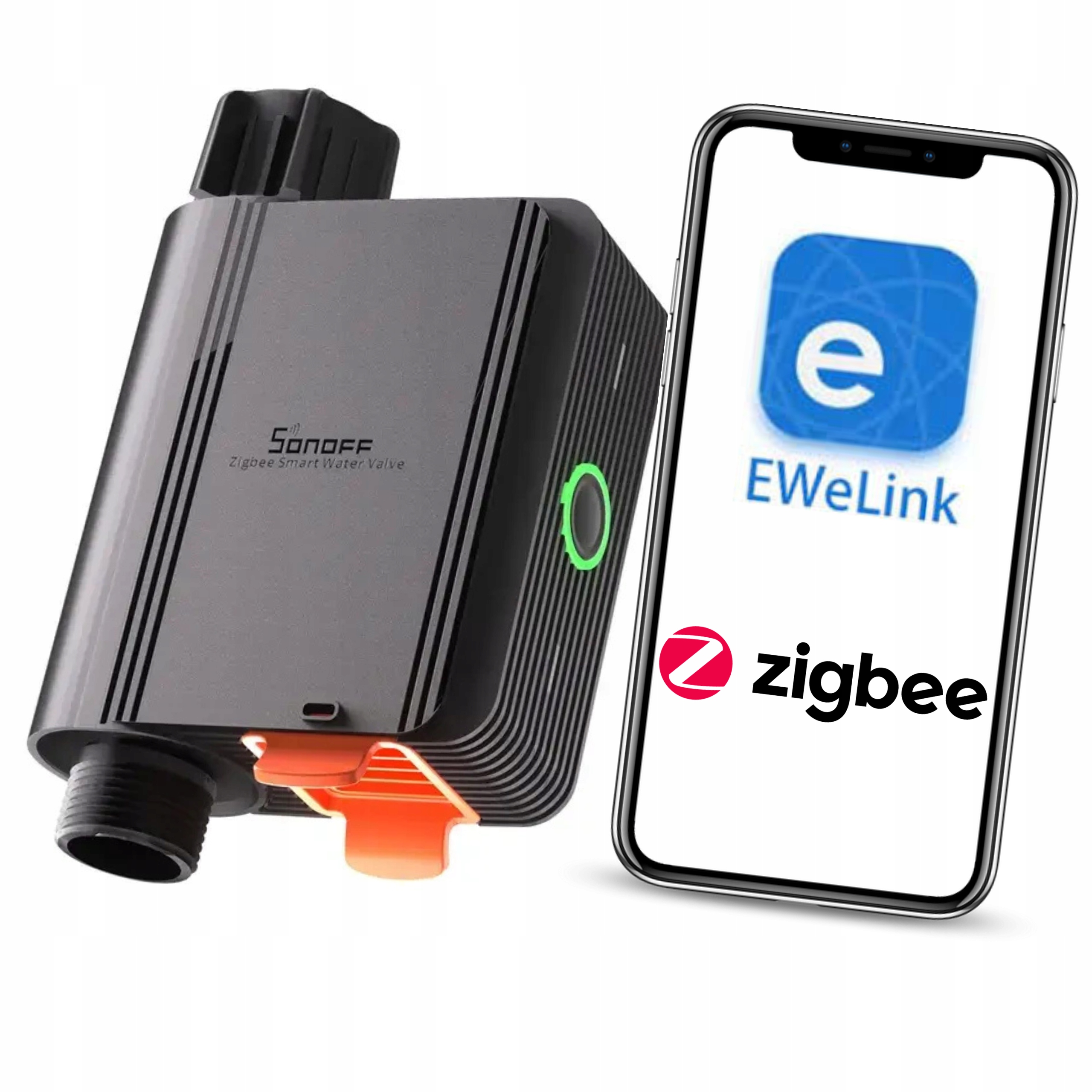 Inteligentny zawór Sonoff Zigbee eWelink elektrozawór do nawadniania ogrodu