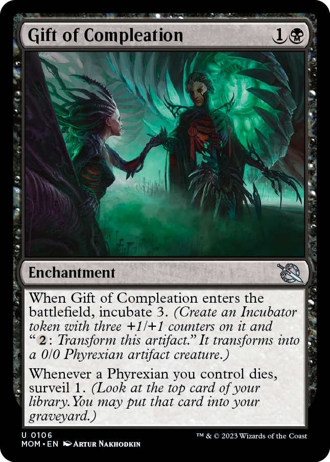 Mtg 2x Gift of Compleation (u)