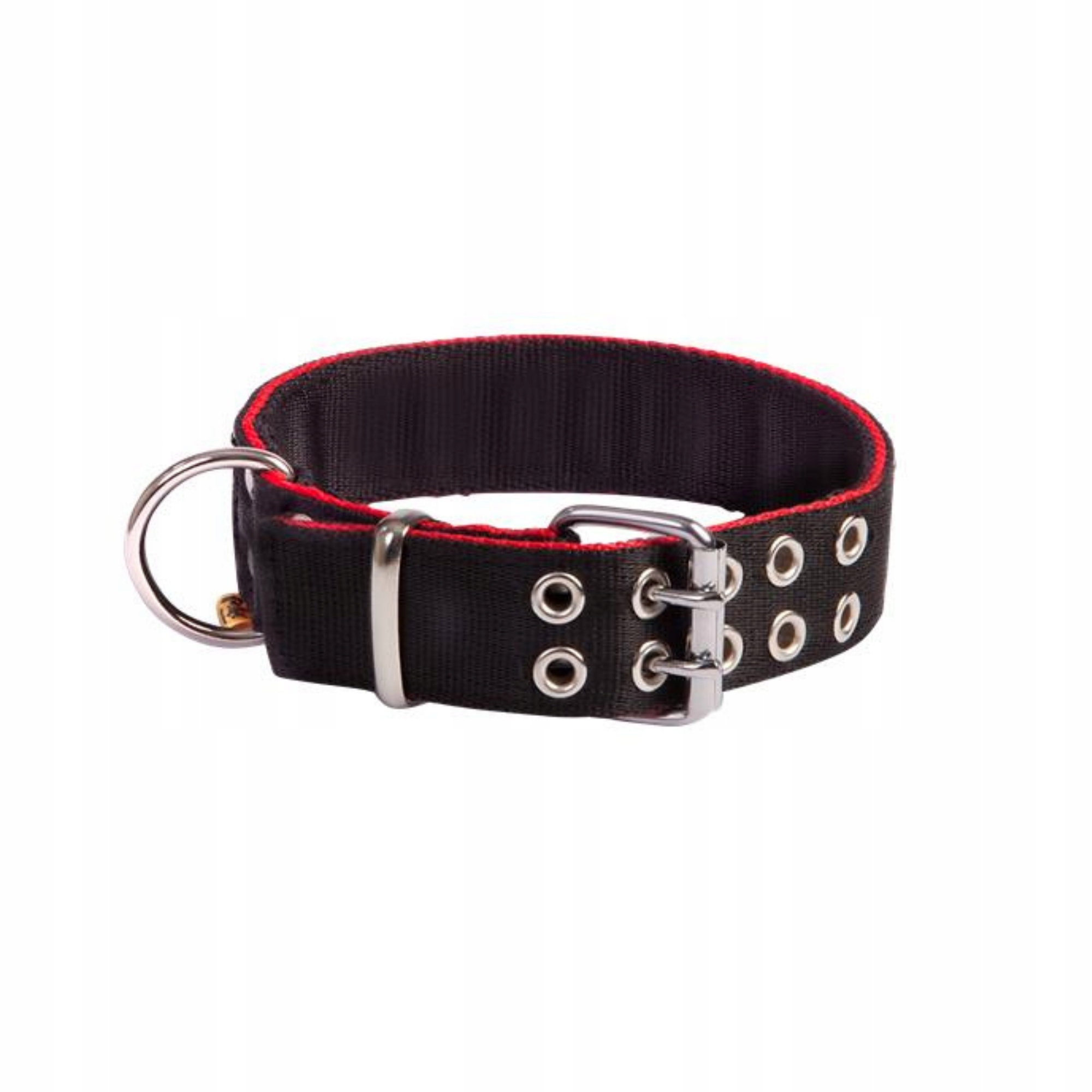 Levně Dingo Obojek z pásky Bull 44-52 cm r. L Čer-čer