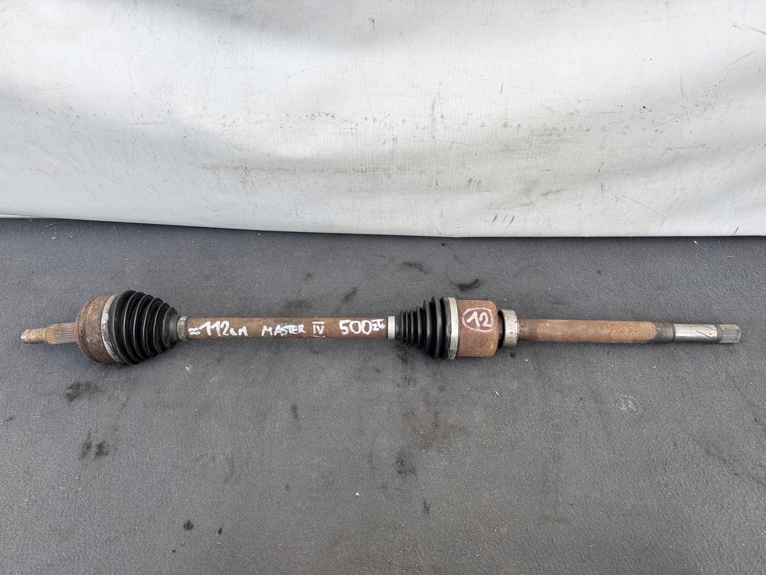 MASTER 4 MOVANO NV400 19- semi-axis right long ~112 cm. originál dismantling