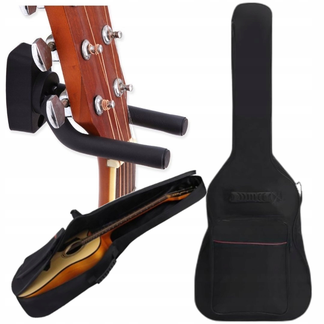 

Pokrowiec Na Gitarę +wieszak Hak Uchwyt Zestaw