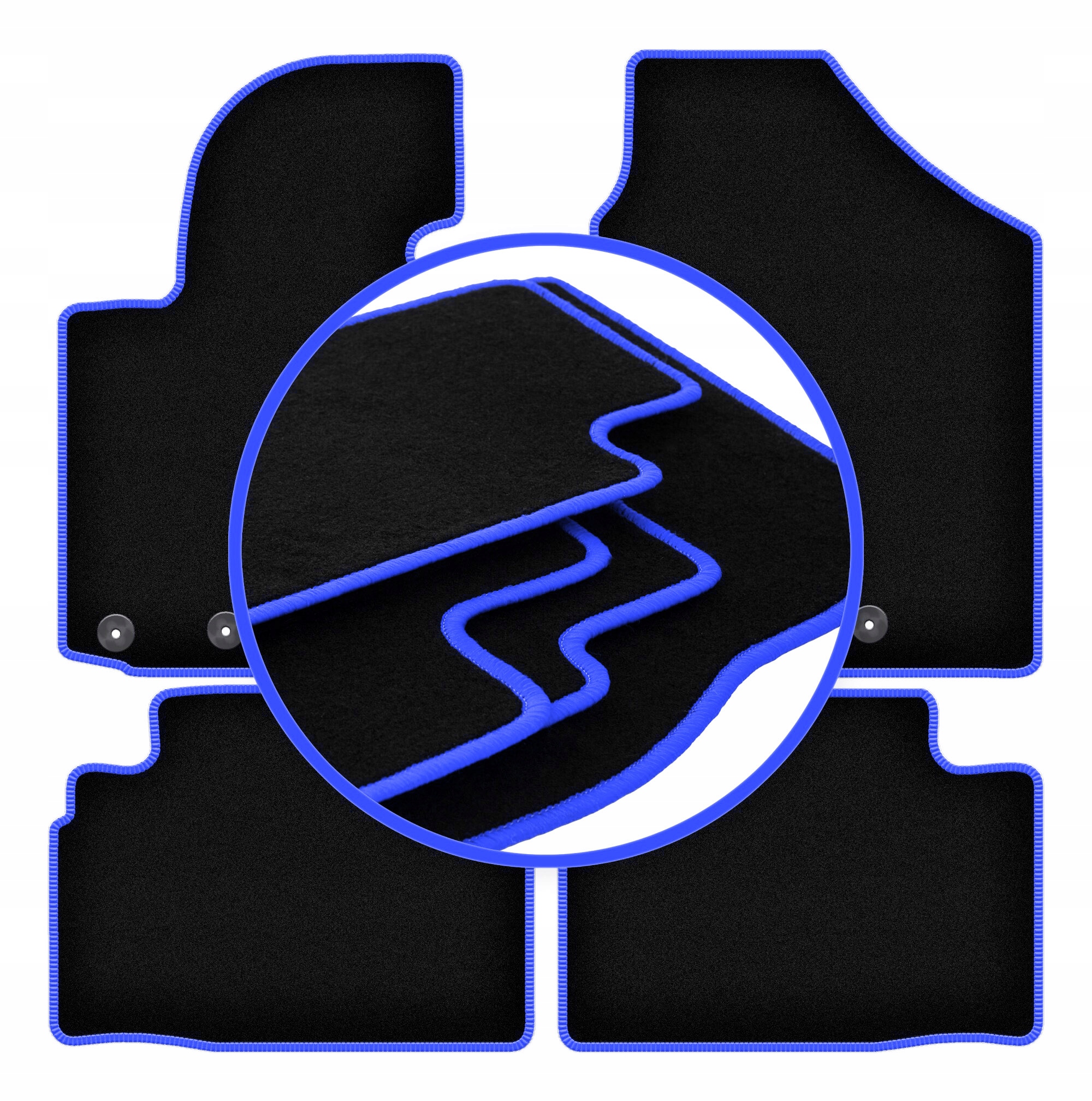 dywaniki samochodowe Blue do: Hyundai ix35 Suv 2009-2015