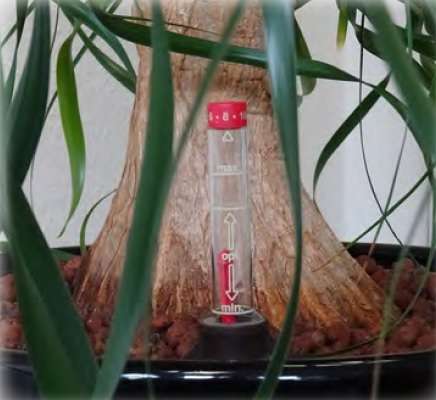 LENI Doniczka Hydroponika Zestaw Wkład i Wskaźnik 9x7 Marka Leni