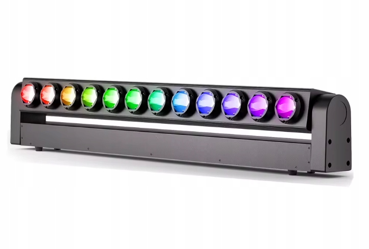 Yiflamefly 12x15W Led Rgbw pohyblivý nosník DMX512 Beam Wall Wash Dj Scéna