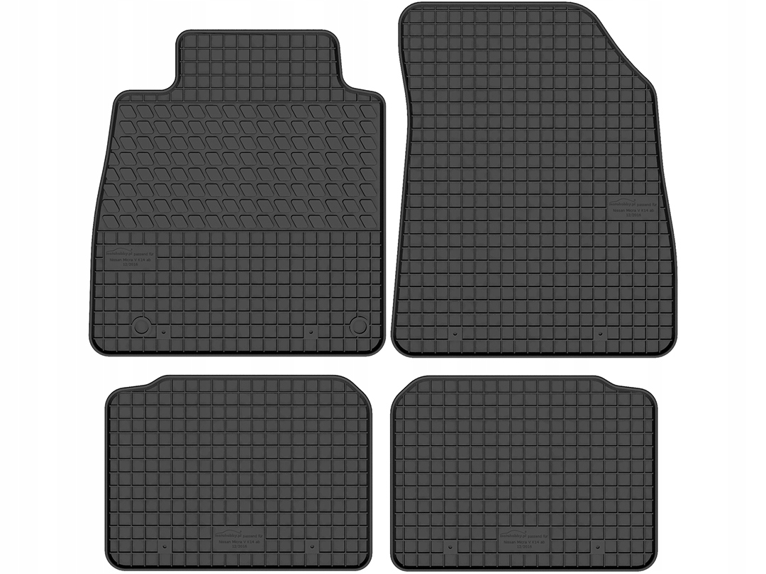 Килимки Кімната-Тер резинові 211003 4 el.